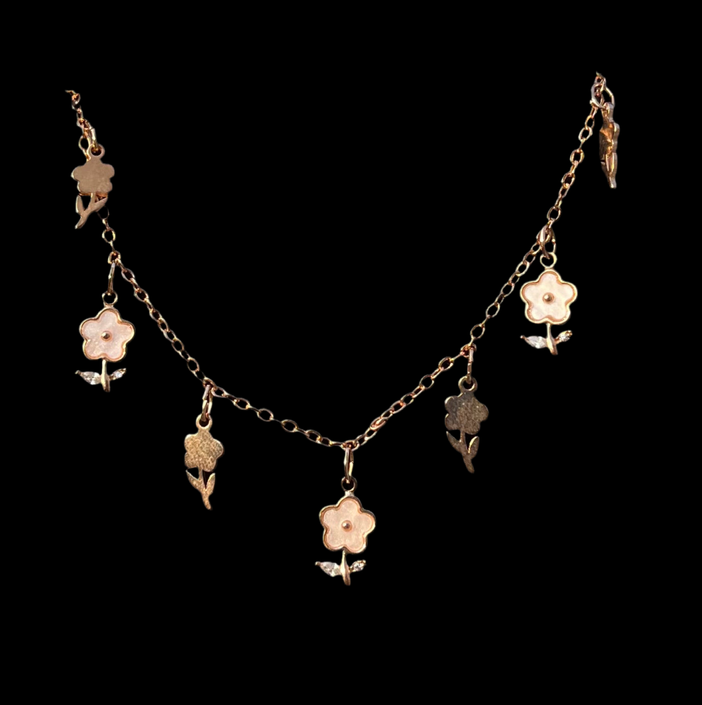 Whiteflower Choker Necklace
