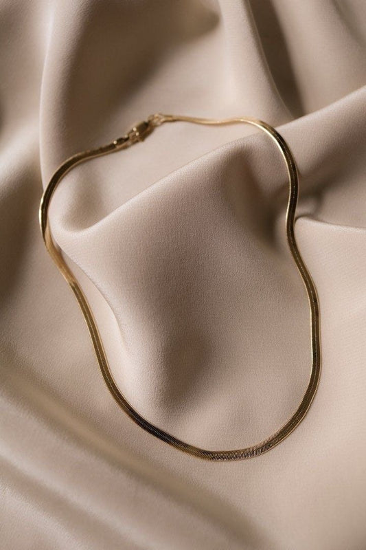 SnakeChain 18K Gold Plated Chain