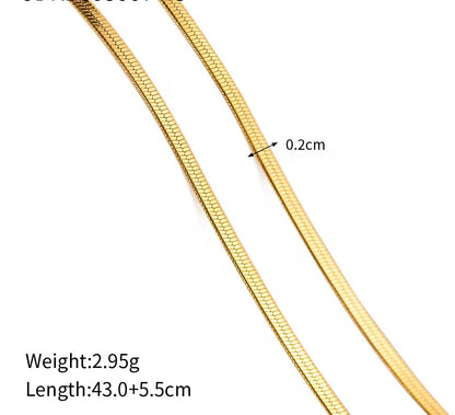 SnakeChain 18K Gold Plated Chain